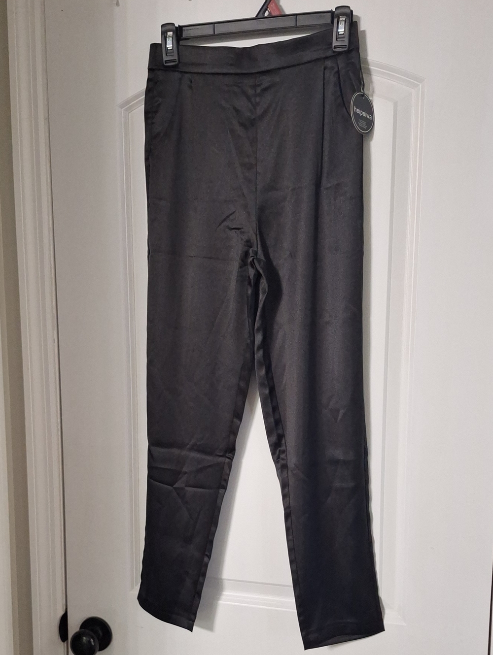 Women's Black Straight-Leg Pants